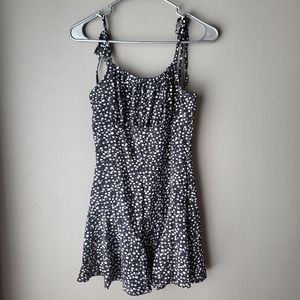Flower Print Romper